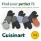 Cuisinart Mini Oven Mitts – 5.5” x 7” Heat-Resistant Kitchen Mitts for Oven with Non-Slip Neoprene Palm, Cotton Filling, and Fabric Loop – Durable Oven Mitt Set for Cooking & Baking (Sage)